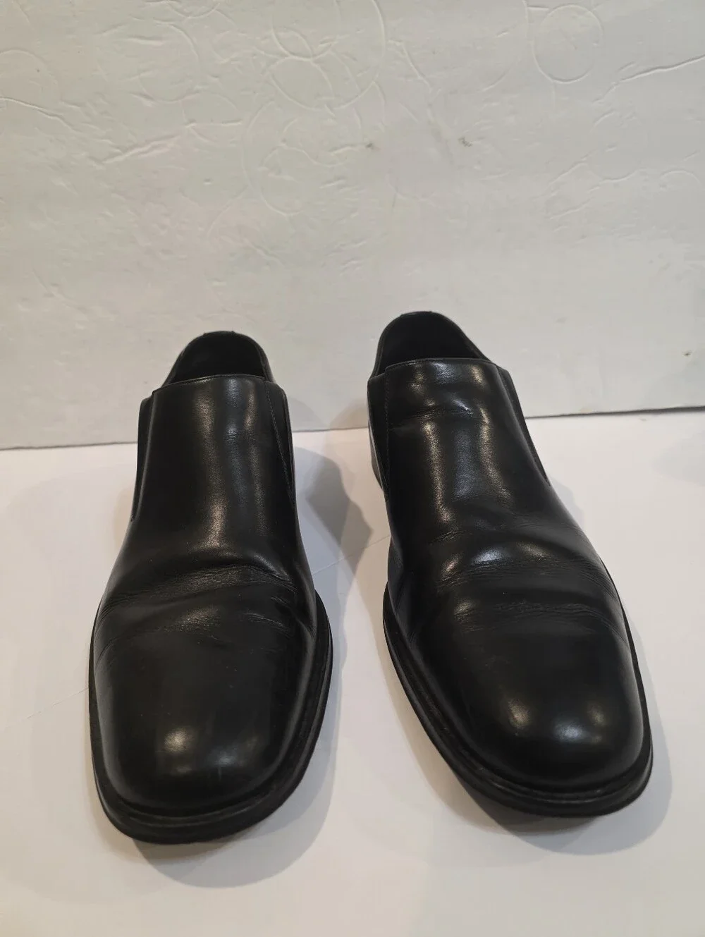 Gucci Men's Black Leather Slip-On Dress Shoes Loafers Size 43 E  US 9.5 Tom Ford